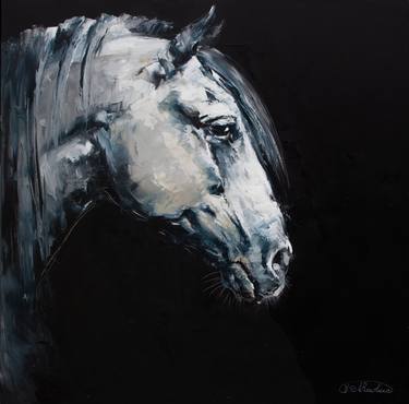 Original Fine Art Horse Paintings by Anna Ravliuc