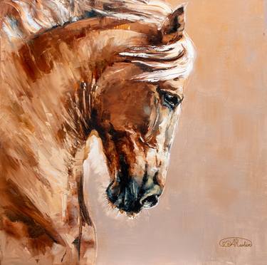 Original Fine Art Horse Paintings by Anna Ravliuc