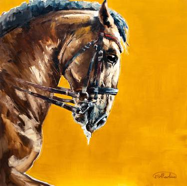 Original Fine Art Horse Paintings by Anna Ravliuc