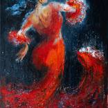 Crimson Duende by Anna Ravliuc