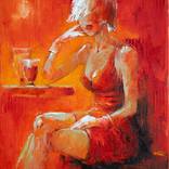 Lady in Red by Anna Ravliuc