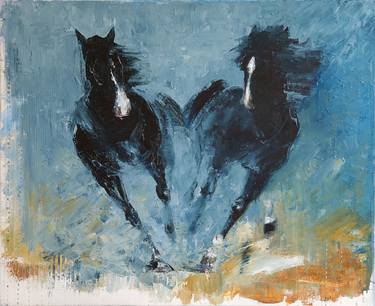 Original Abstract Animal Paintings by Anna Ravliuc