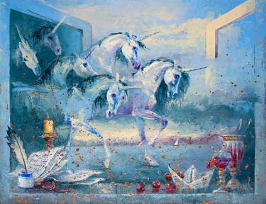 Print of Fine Art Horse Paintings by Anna Ravliuc