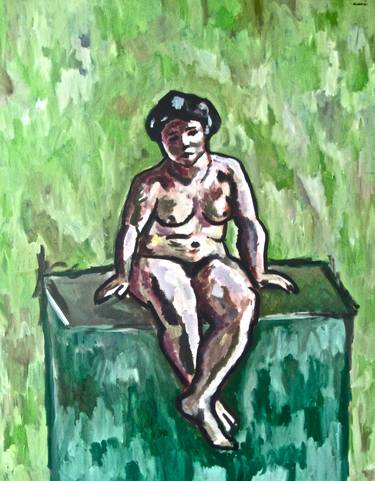 Print of Fine Art Nude Paintings by Juan Gabriel Ruiz