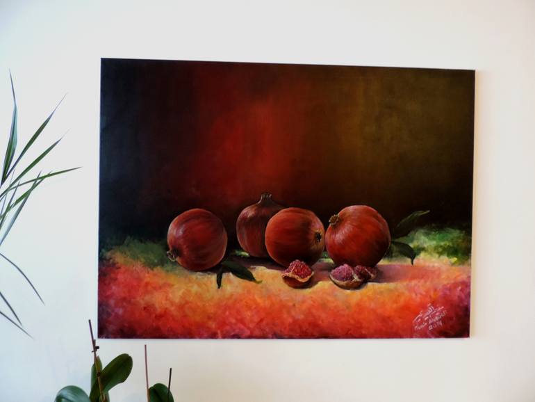 Original Realism Still Life Painting by Munir Alubaidi