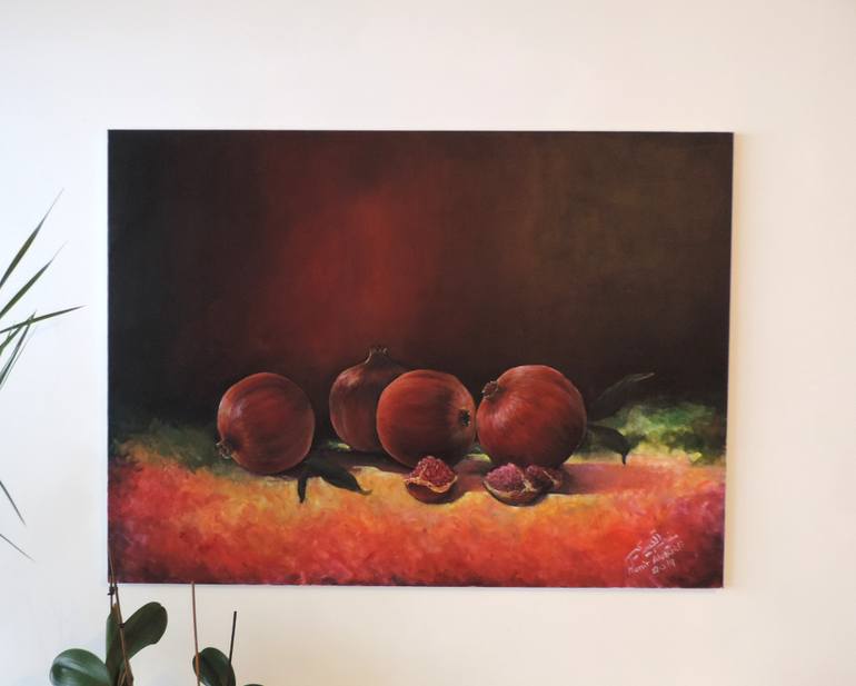 Original Realism Still Life Painting by Munir Alubaidi