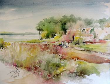 Original Landscape Paintings by Munir Alubaidi