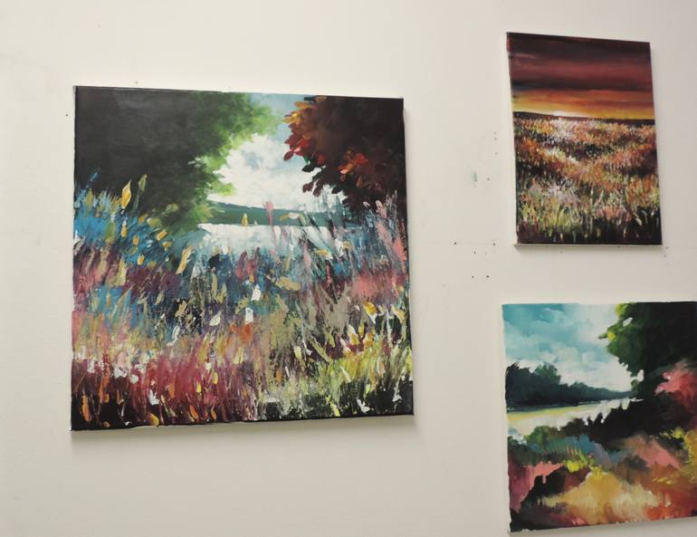 Original Other Landscape Painting by Munir Alubaidi