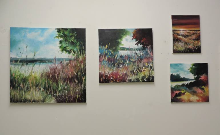 Original Other Landscape Painting by Munir Alubaidi