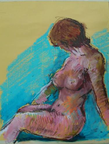 Original Fine Art Nude Paintings by Munir Alubaidi