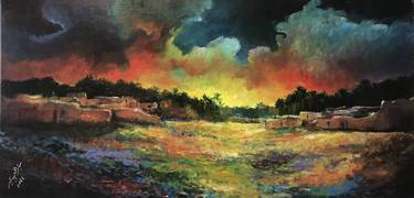 Original Landscape Paintings by Munir Alubaidi