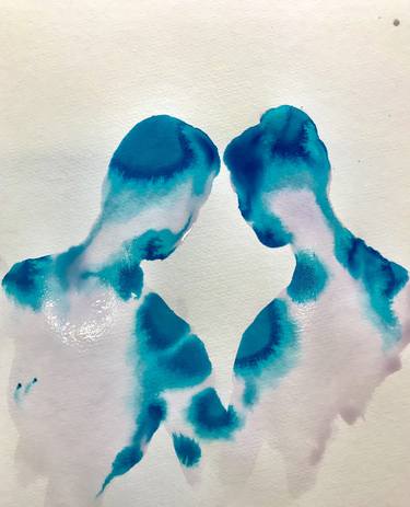 Original Modern Love Paintings by Munir Alubaidi