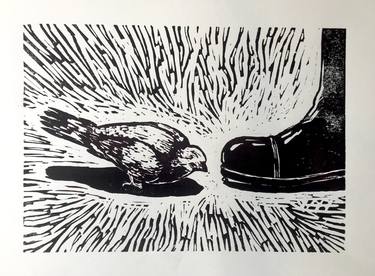 Original Realism Animal Printmaking by Munir Alubaidi