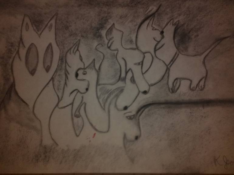 Joyce meow Drawing by kimberly johnson Saatchi Art