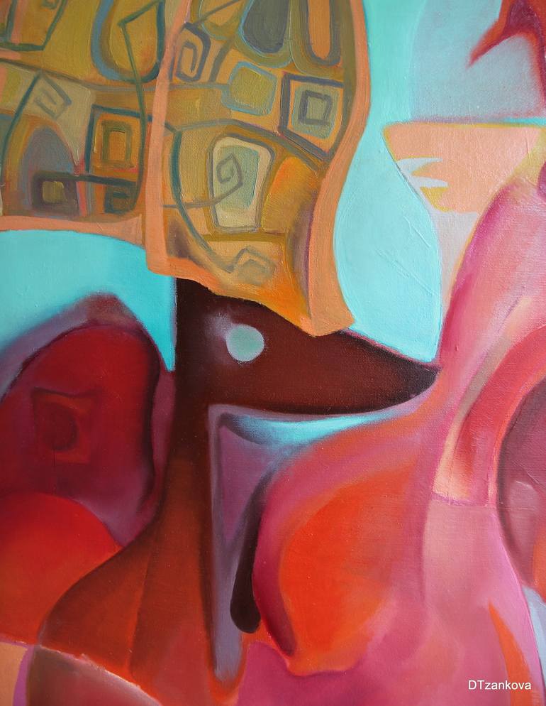Original Figurative Abstract Painting by D Tzankova