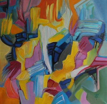 Original Abstract Paintings by D Tzankova