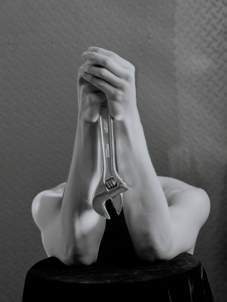 Arms With Wrench Photography by Patricia Barry Levy | Saatchi Art