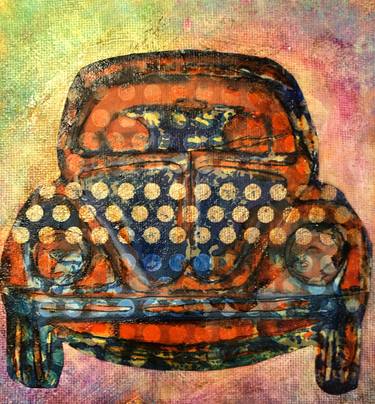 Print of Pop Art Car Collage by Candice Lindsay