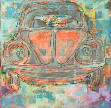 Print of Pop Art Car Drawings by Candice Lindsay