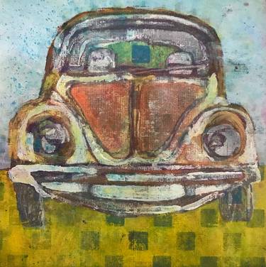 Original Fine Art Automobile Paintings by Candice Lindsay