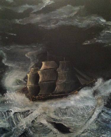 Print of Realism Ship Paintings by Valentina De Pascale