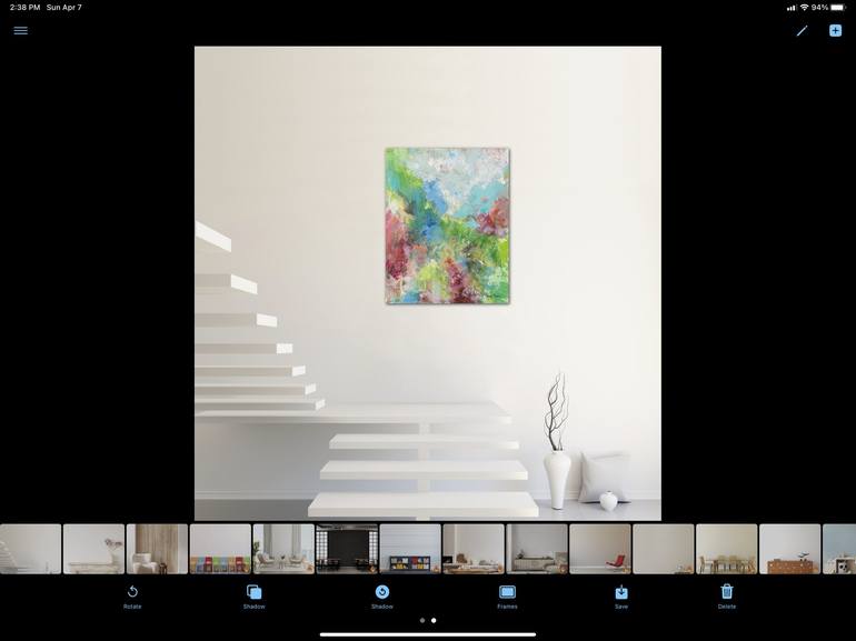 Original Abstract Painting by cherry brewer