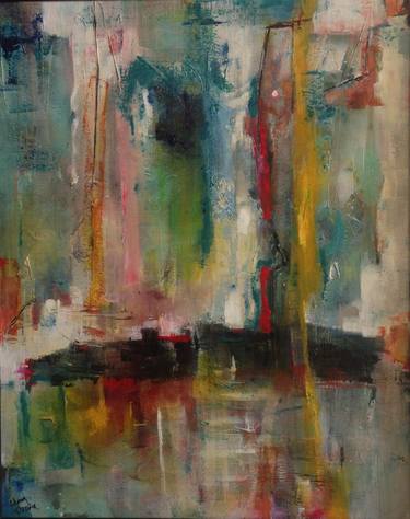 Original Abstract Expressionism Abstract Paintings by cherry brewer