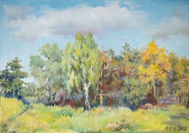Original Landscape Painting by Marija Baiba-Genriha