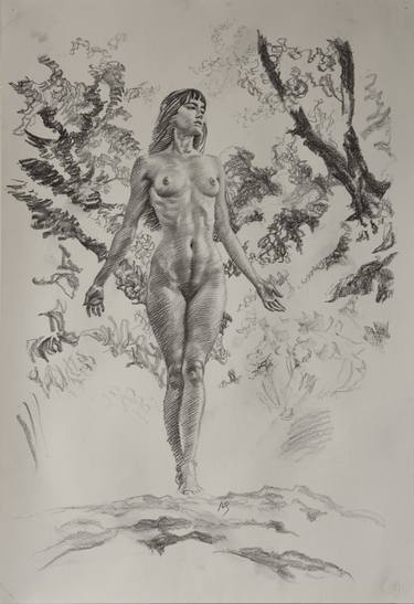 Print of Figurative Nude Drawings by Axel Saffran