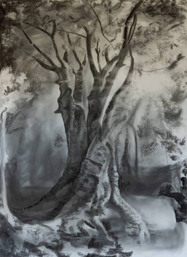 Print of Expressionism Tree Drawings by Axel Saffran