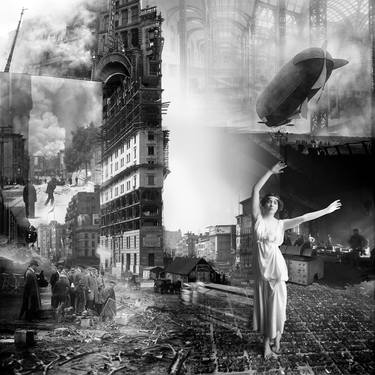 Modern (small edition) #3 of 12 Giclée prints *** Surrealism /Antique Photocollage thumb