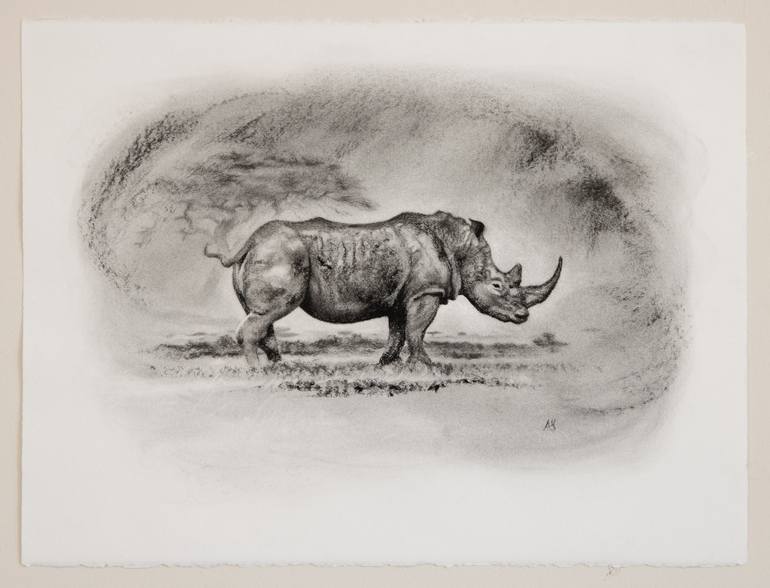 Original Animal Drawing by Axel Saffran