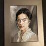 Actress, framed.