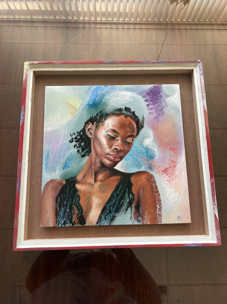 Original Expressionism People Painting by Axel Saffran