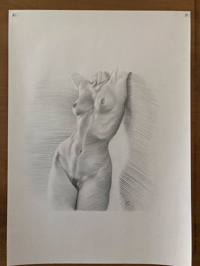 Original Body Drawing by Axel Saffran