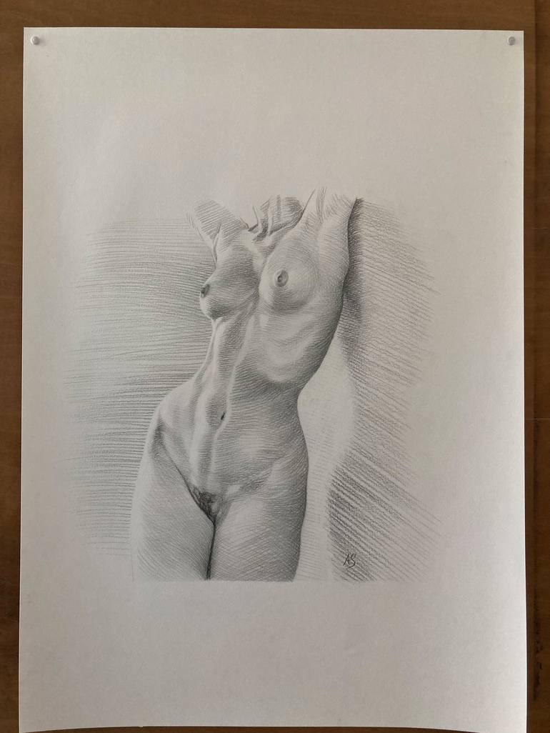 Original Figurative Body Drawing by Axel Saffran