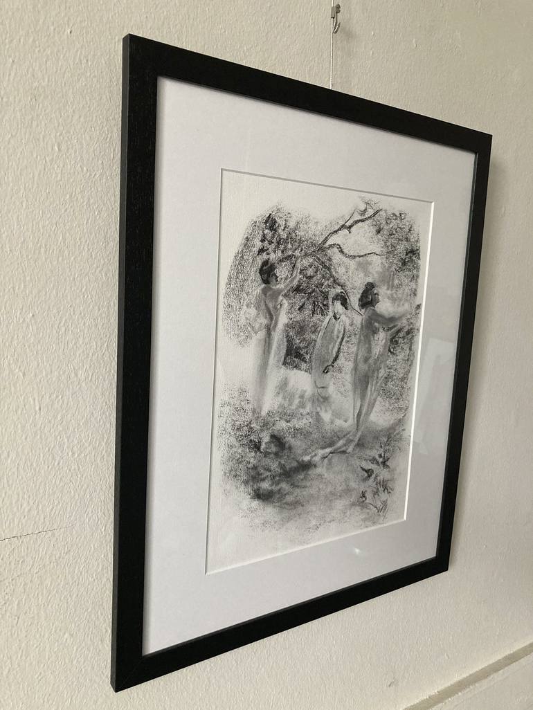 Original Figurative Garden Drawing by Axel Saffran