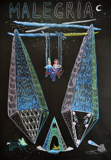 Original Surrealism Fantasy Drawings by Viktoria Georgieva Mouse