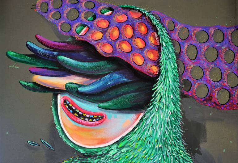 Original Conceptual Fantasy Painting by Viktoria Georgieva Mouse