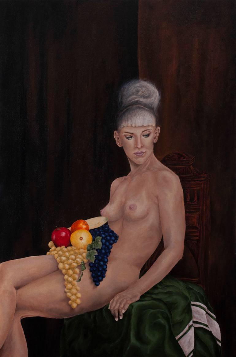 Original Conceptual Nude Painting by Zelko Nedic