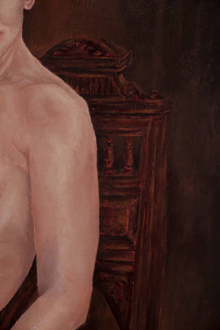 Original Conceptual Nude Painting by Zelko Nedic