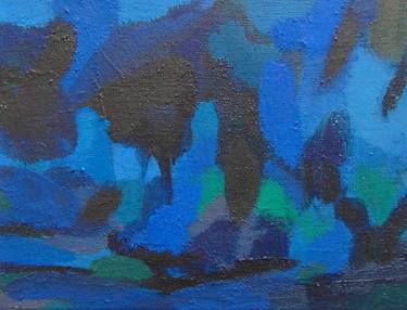 Original Abstract Expressionism Abstract Painting by Isabel Martin