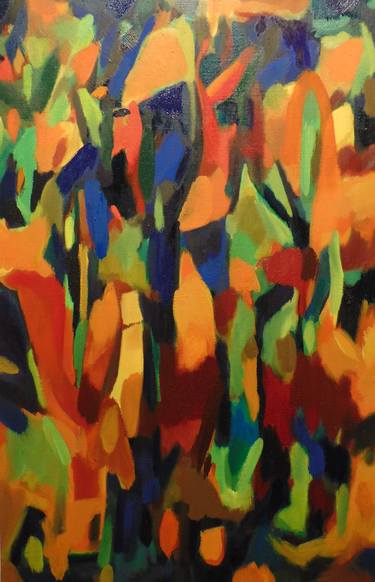 Original Abstract Expressionism Abstract Painting by Isabel Martin