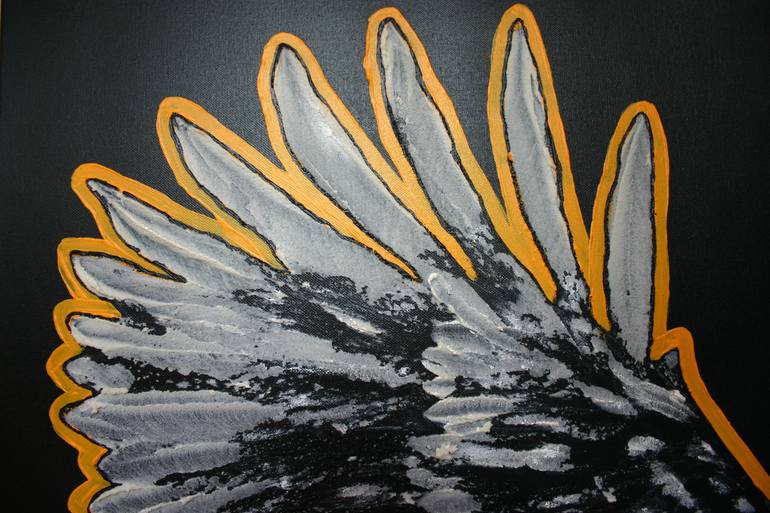Original Expressionism Animal Painting by NatāLija Stepanova