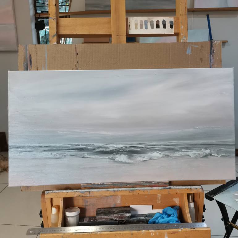 Original Impressionism Seascape Painting by Inanda Page