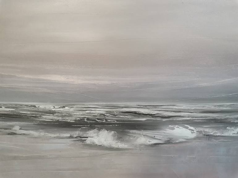 Original Impressionism Seascape Painting by Inanda Page