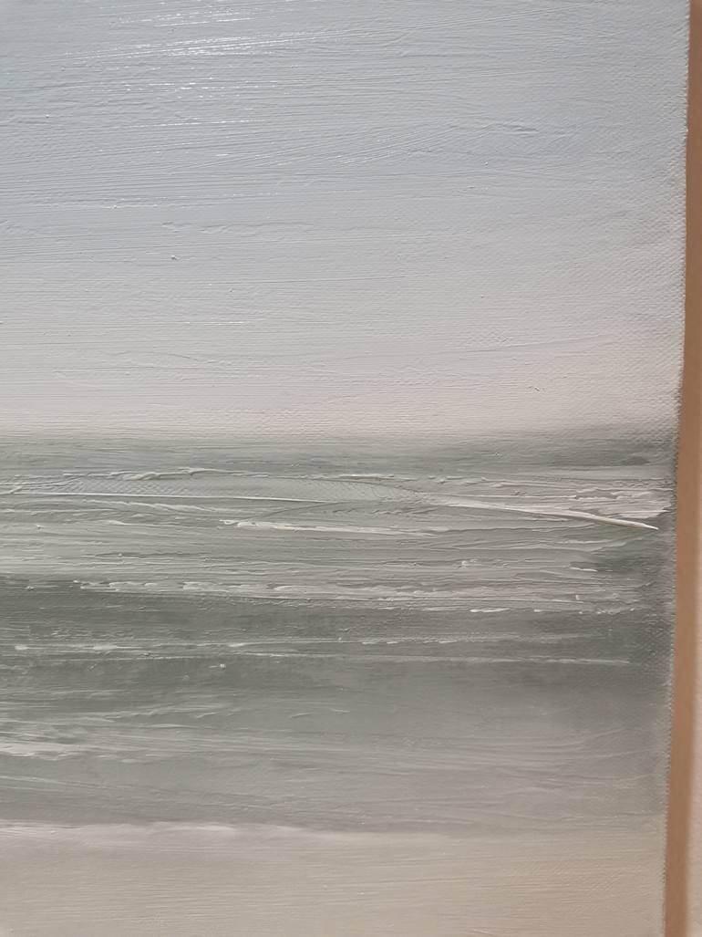 Original Impressionism Beach Painting by Inanda Page