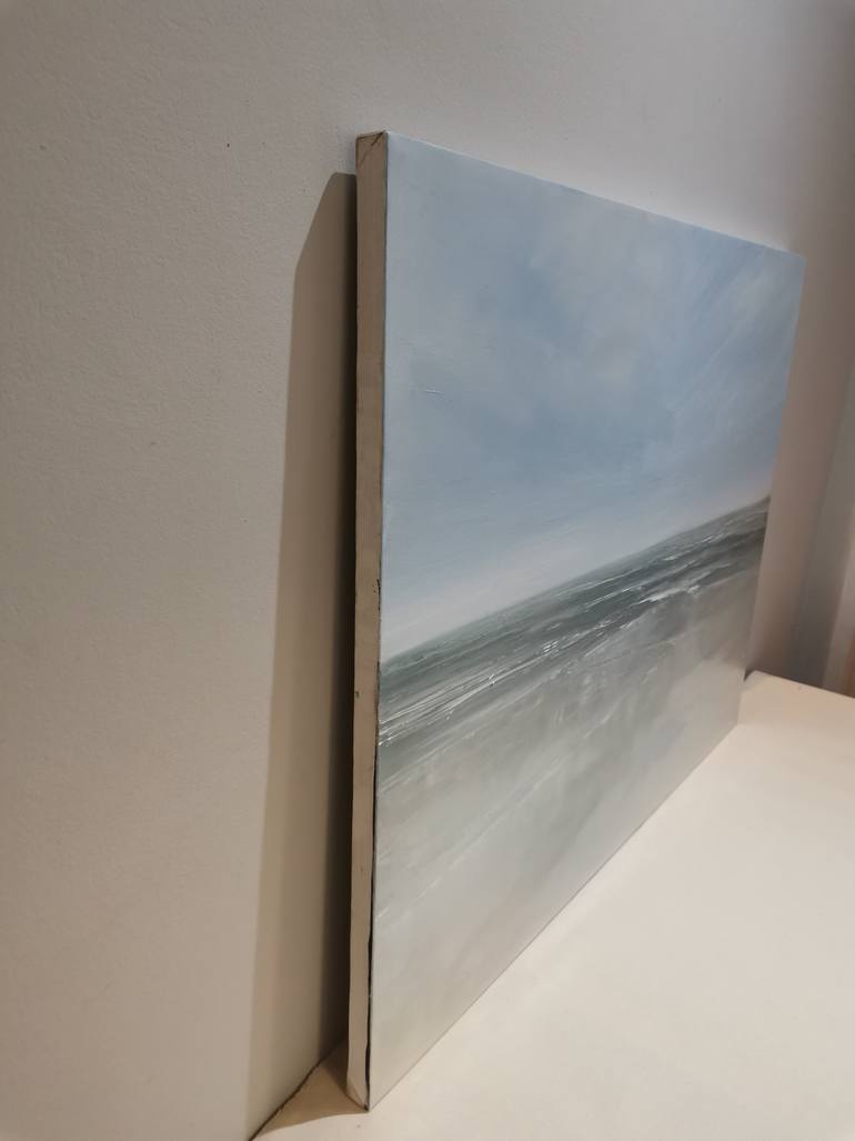 Original Impressionism Beach Painting by Inanda Page