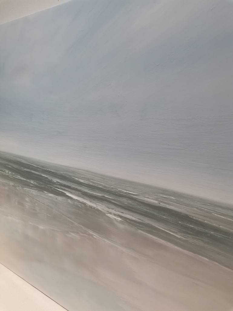 Original Impressionism Beach Painting by Inanda Page