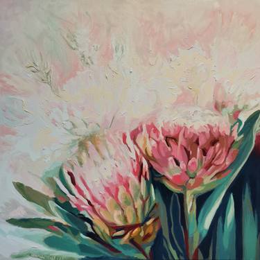 Original Impressionism Floral Paintings by Inanda Page